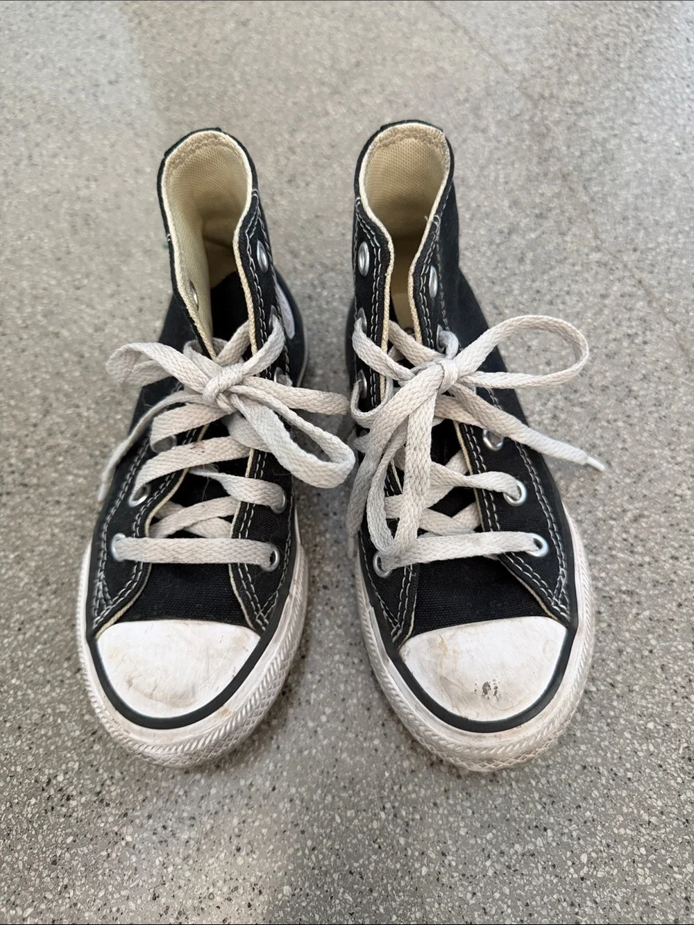 Converse Kids Black and White High-Top Sneakers